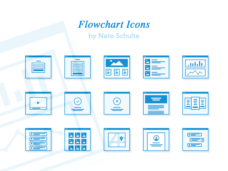 Flowchart Kit  Free mobile wireframing kit for Sketch  FreebiesUI