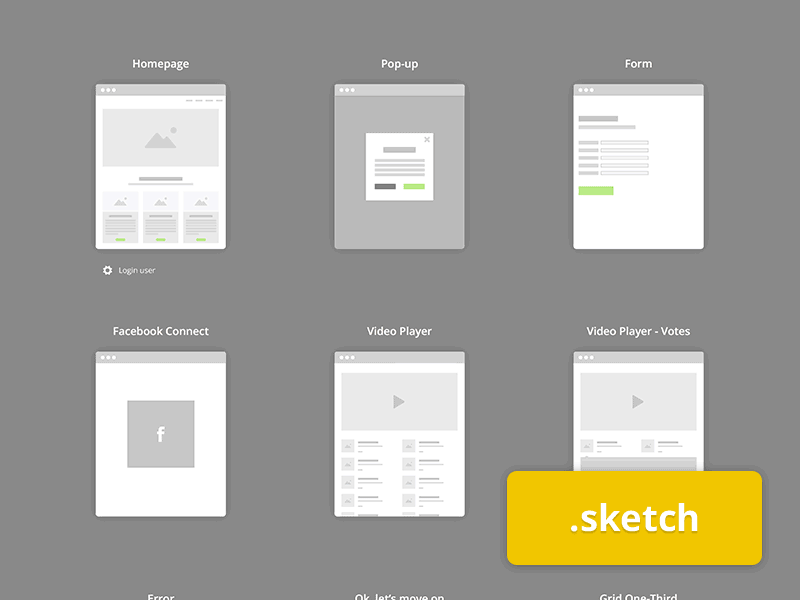 UX Flowchart Kit for Sketch Freebie  Download Sketch Resource  Sketch Repo