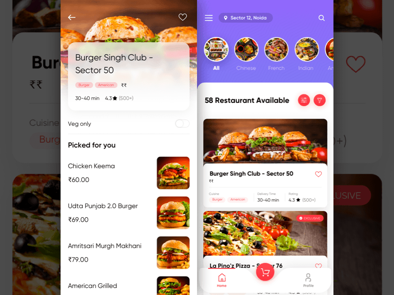 Food Delivery Concept