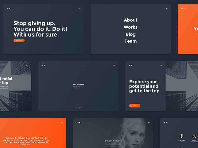 Free Website UI Kit