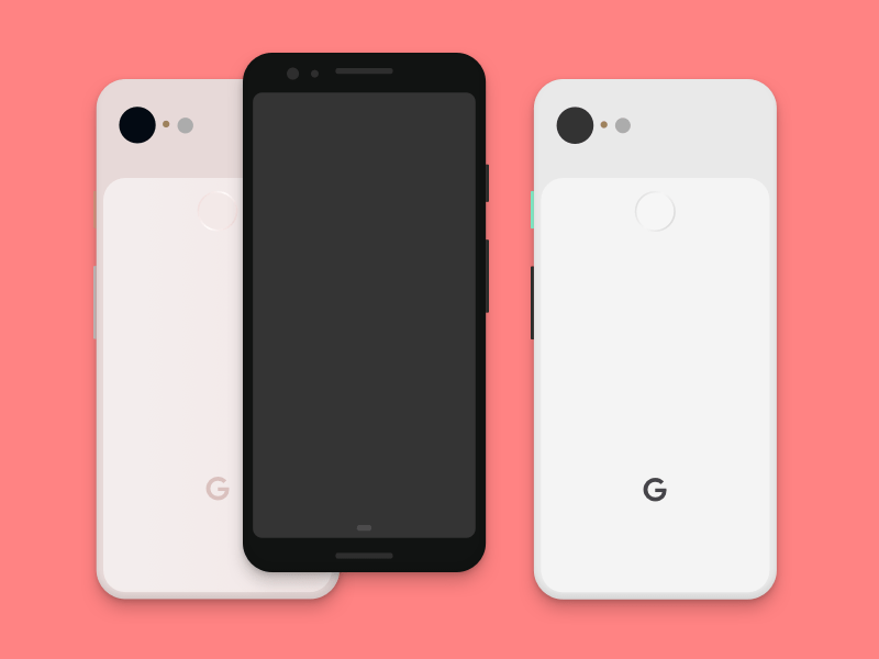 Google Pixel Sketch Mockup  Sketch Elements