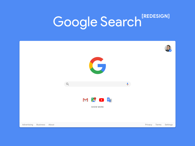 google search redesign