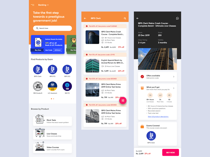 Gov Jobs Practice Test App Concept