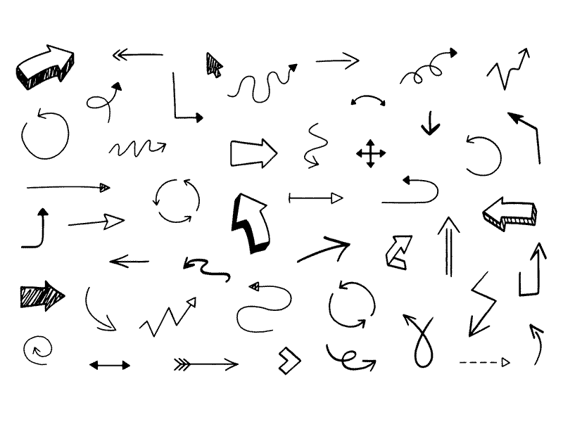 Hand Drawn Arrow Vector Art Icons and Graphics for Free Download