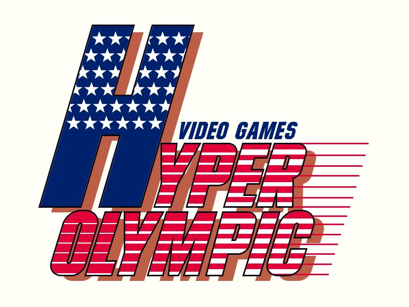 Hyper Olympic Konami 1983 Logo