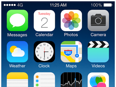 iOS7 - Homescreen Template