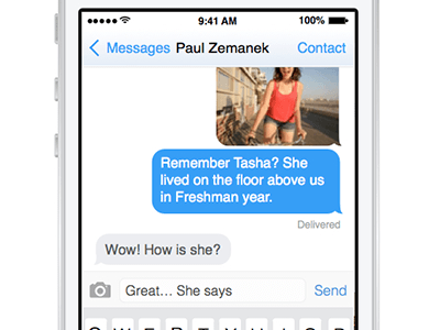 iOS7 Messages