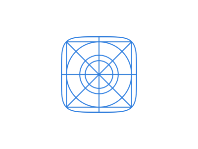 iOS7 Icon Grid