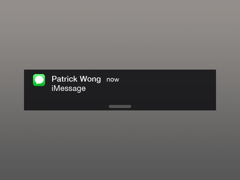 iOS8 Messages Push Notification