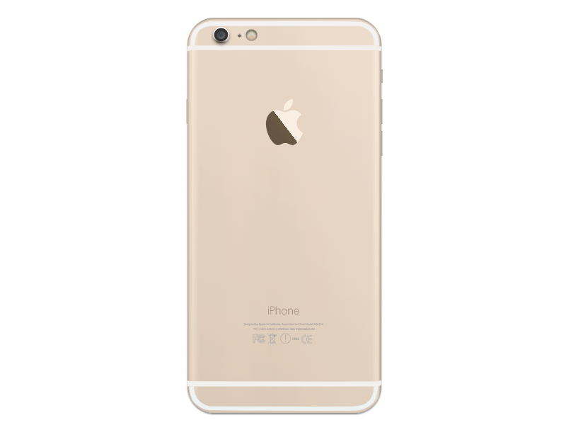 iPhone 6 Plus Gold Back