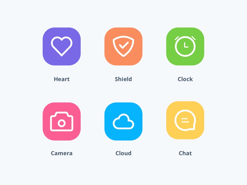 8 Simple Icons