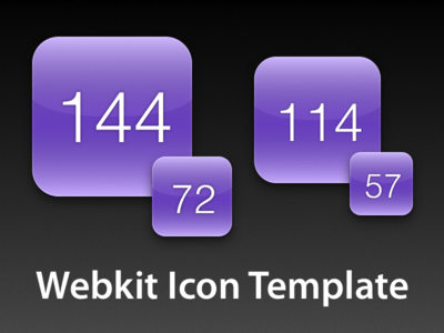 Webkit icon template