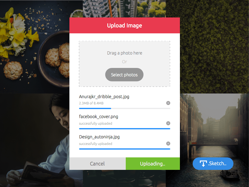 File Upload UI Interface - UpLabs