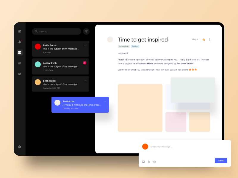 Minimal Inbox Template Sketch Freebie Download Free Resource For template-emails-manatal-ats-features-documentation