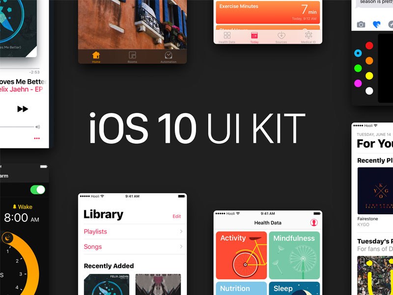 iOS 10 UI Kit