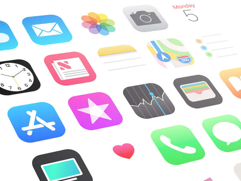 iOS 11 App Icons Sketch freebie - Download free resource ...