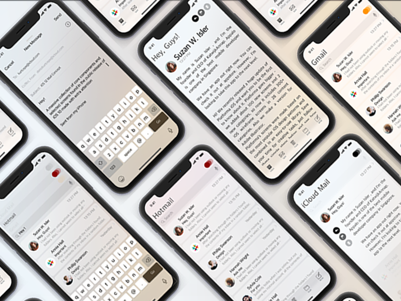 iOS 12 Mail App Concept