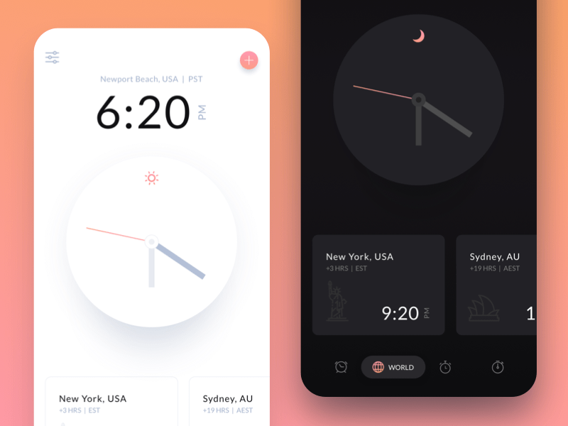 iOS Clock App Sketch freebie - Download free resource for Sketch - Sketch  App Sources