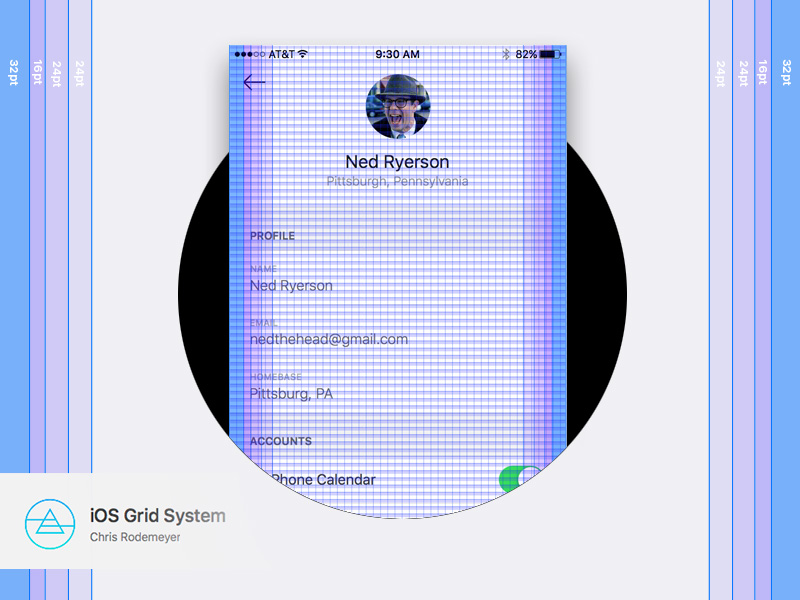 iOS Grid System