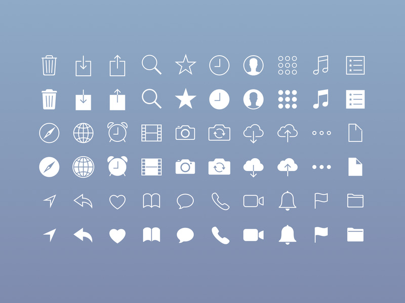 Ios Icons Sketch Freebie Download Free Resource For Sketch Sketch App Sources