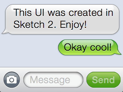 iOS Message UI