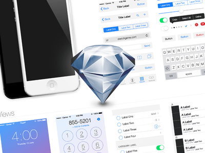 iOS 7 UI Kit Light