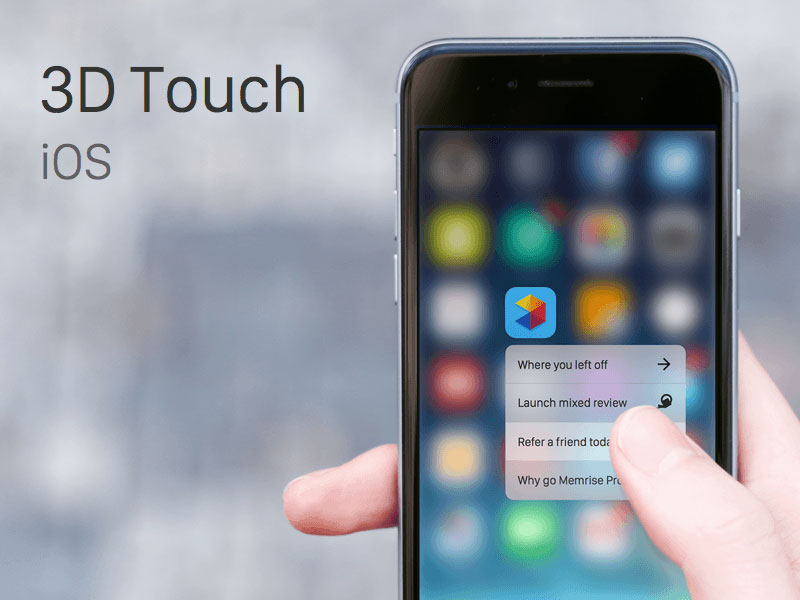 iPhone 3D Touch