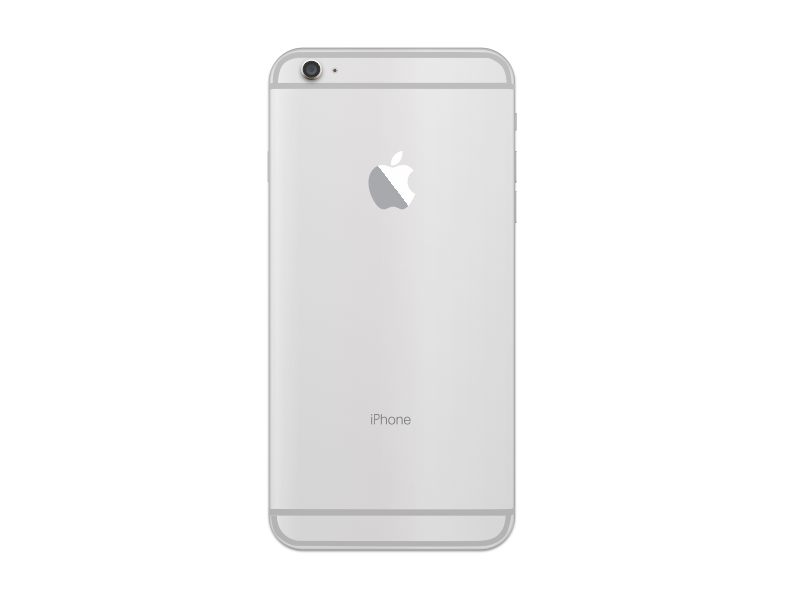 iPhone 6 Plus Silver Back
