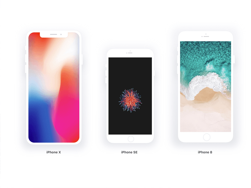 Flat Iphone Mockups Sketch Freebie Download Free Resource For Sketch Sketch App Sources