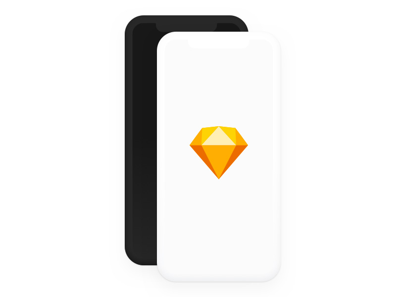 iPhone X Clay Mockup