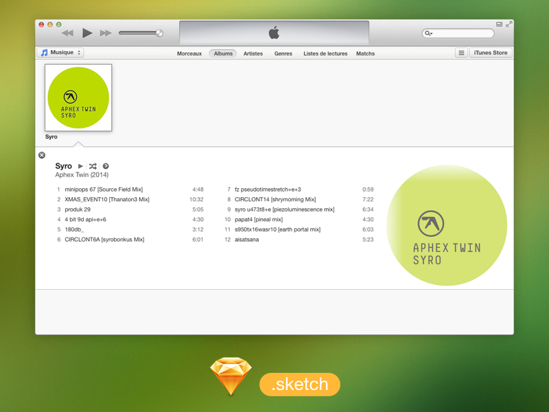 iTunes UI