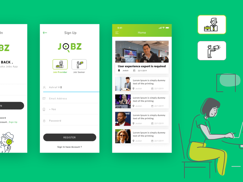 Simple Jobs App