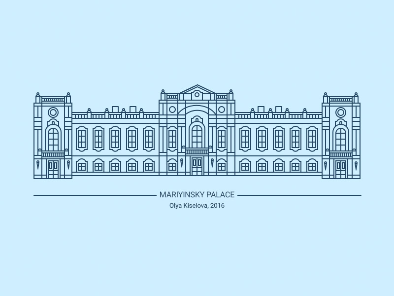 Mariyinsky Palace Illustration