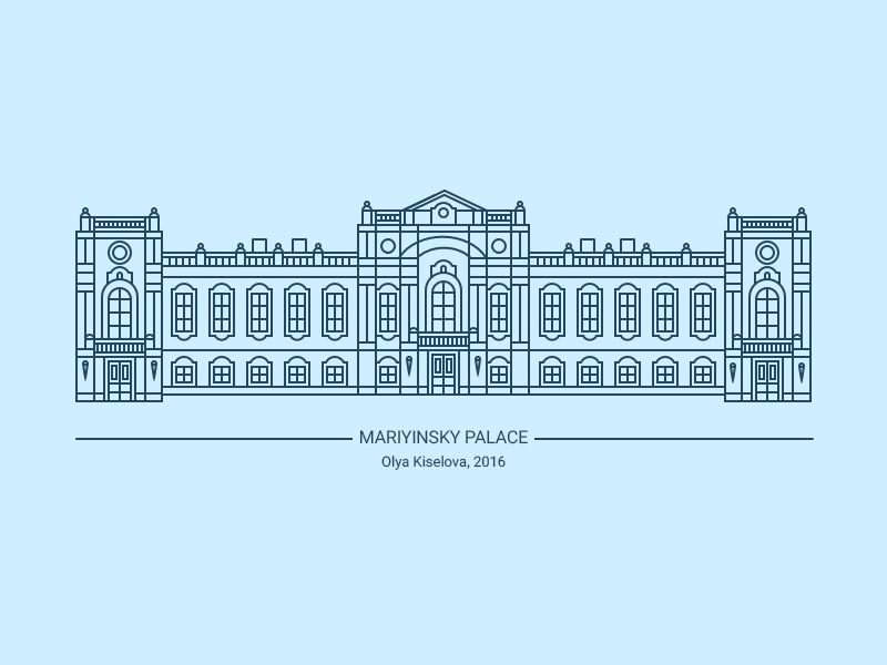 Mariyinsky Palace Illustration