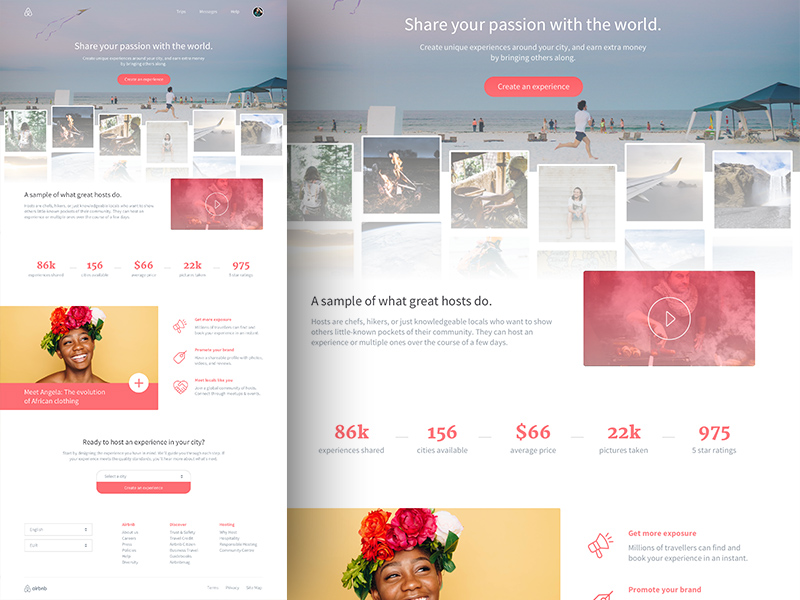 Airbnb Landing Page