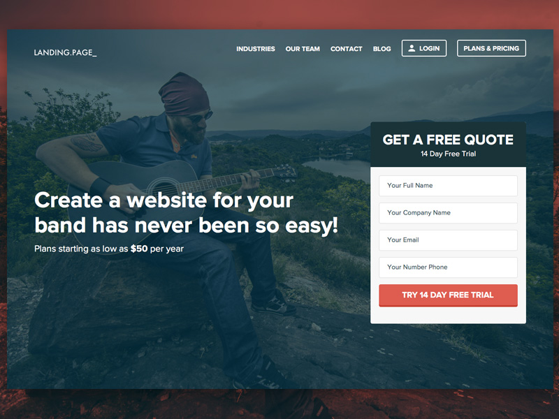 Landing Page