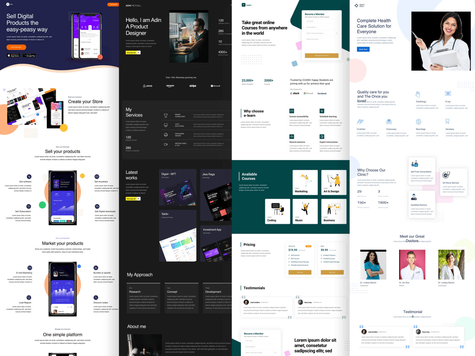 Landing Pages Search By Muzli