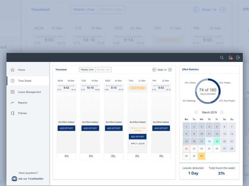 Leave Management Dashboard