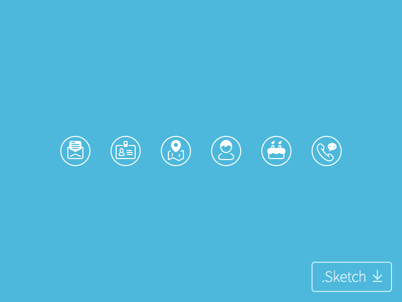 icons for personal resume sketch freebie