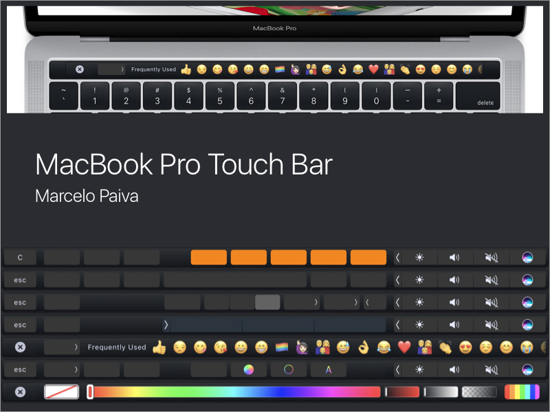 Macbook Pro Touch Bar Starter Kit Sketch freebie ...