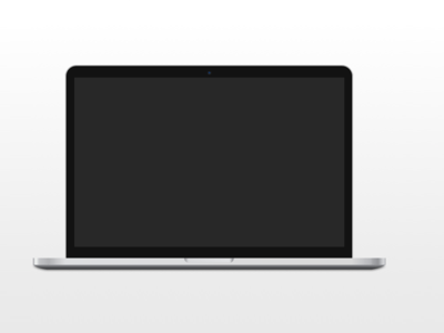 Free MacBook Pro Space Gray Mockup (PSD)