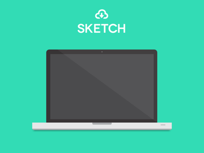 MacBook Sketch Mockup  Sketch Elements