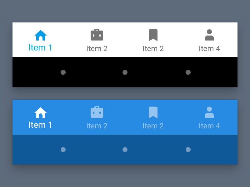 Mobile navbar Mobile navbar