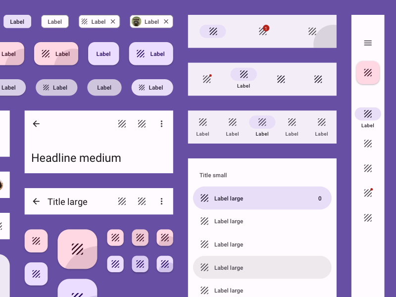 Material Design 3 UI Kit