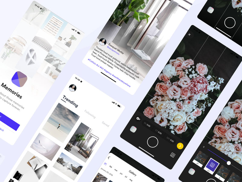 Memories Photo App UI Kit