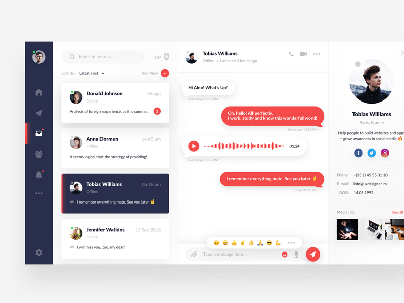 Messaging App Concept