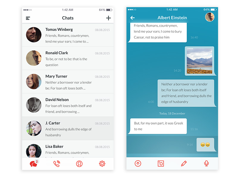 messaging app messaging app