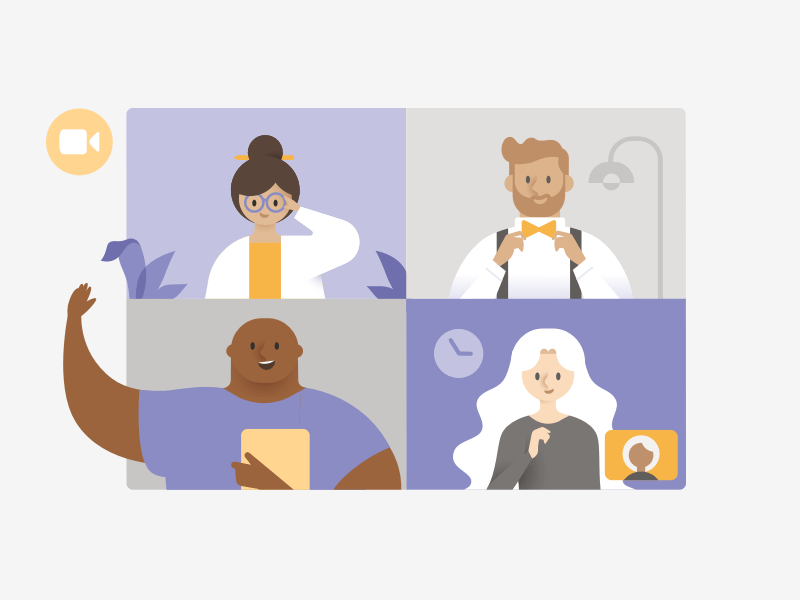 Remote Work Illustration