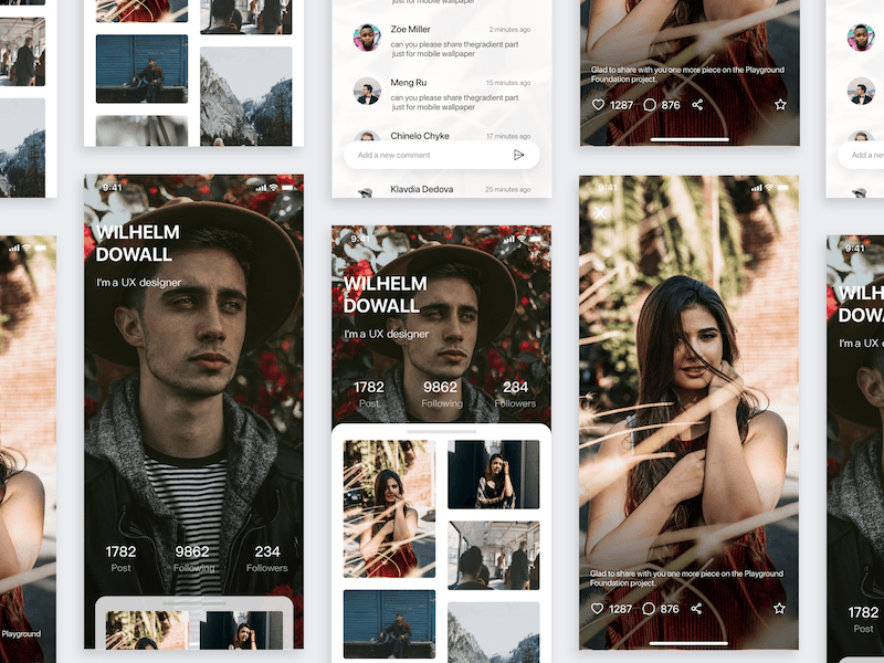 Minimal Instagram Concept