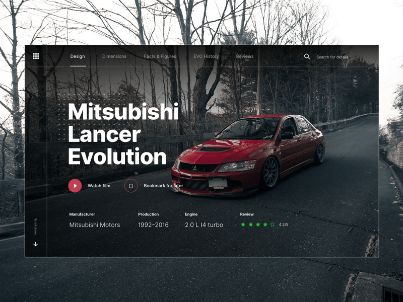 Car Landing Page